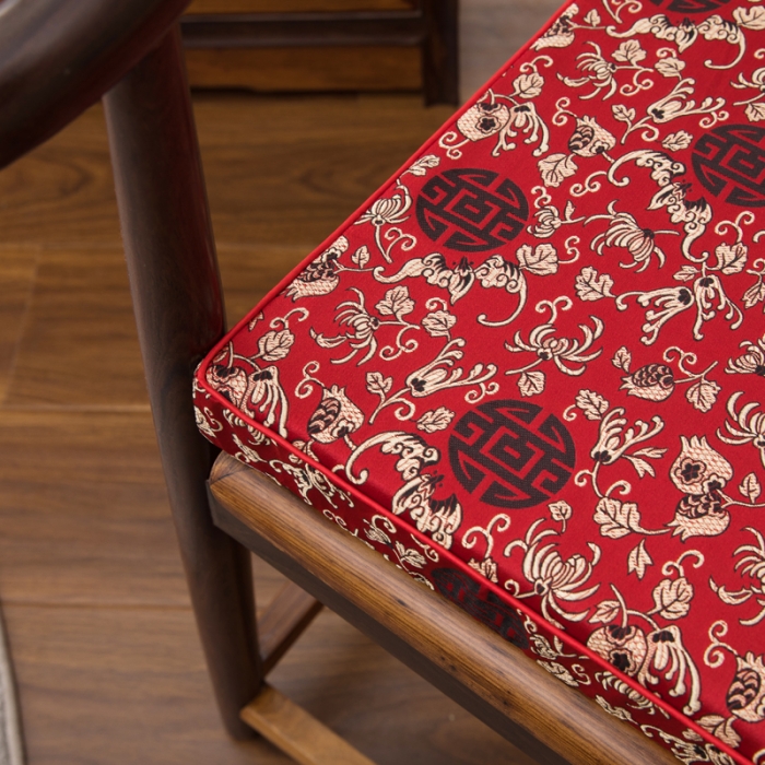 91家纺网 家纺一手货源 找家纺 李帅家居新款中式椅子垫太师椅垫子实木沙发垫定制中式海绵垫