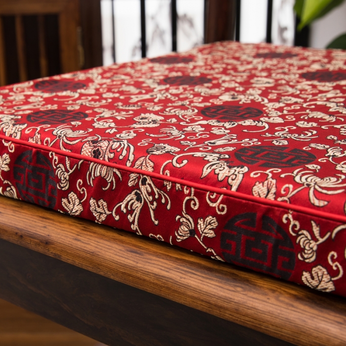 91家纺网 家纺一手货源 找家纺 李帅家居新款中式椅子垫太师椅垫子实木沙发垫定制中式海绵垫