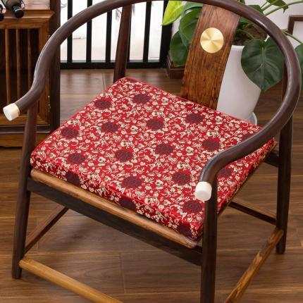 李帅家居新款中式椅子垫定做实木沙发垫太师椅垫新中式海绵垫