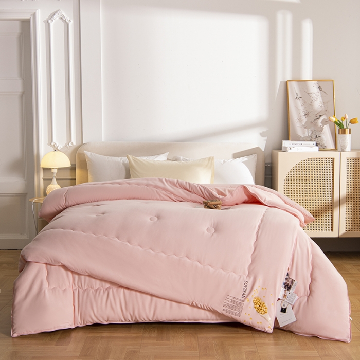 91家纺网 家纺一手货源 找家纺 （总）丽卡家纺 2023新款相亲相爱系列大豆被子被芯子母被