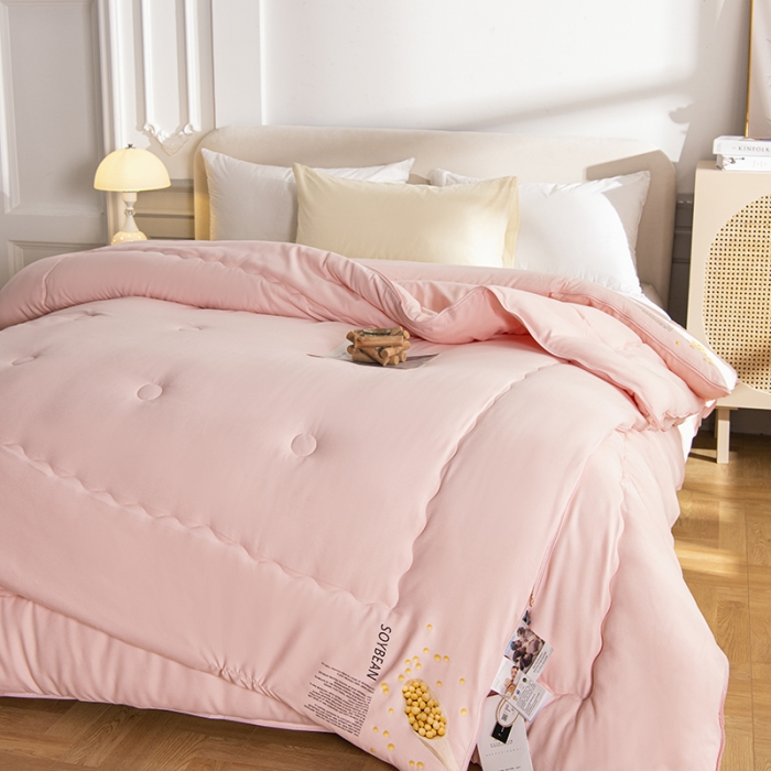 91家纺网 家纺一手货源 找家纺 （总）丽卡家纺 2023新款相亲相爱系列大豆被子被芯子母被