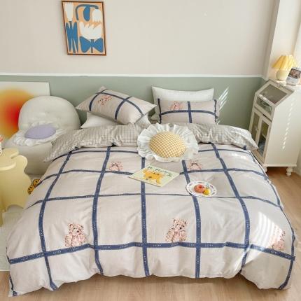 91家纺网 家纺一手货源 找家纺 时年家纺2022全棉小可爱系列8.0（会员优惠5元） 幸运熊