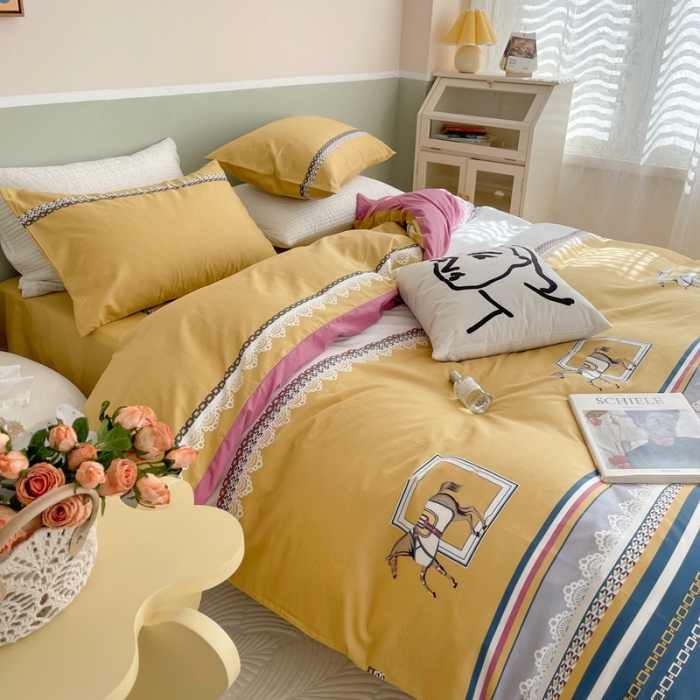 91家纺网 家纺一手货源 找家纺 时年家纺2022全棉小可爱系列8.0（会员优惠5元）飞驰人生