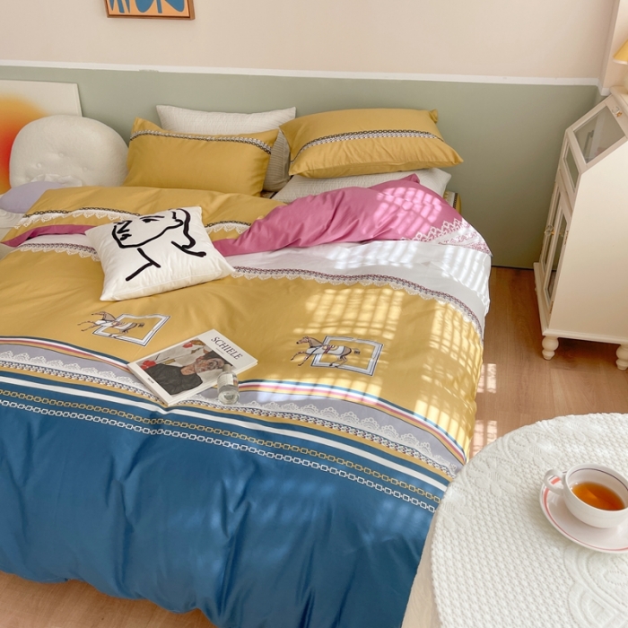 91家纺网 家纺一手货源 找家纺 时年家纺2022全棉小可爱系列8.0（会员优惠5元）飞驰人生