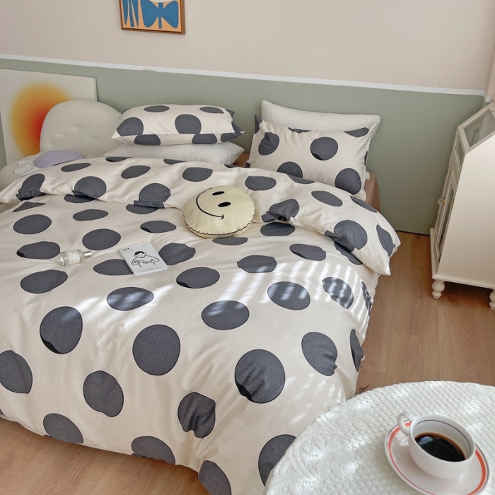 91家纺网 家纺一手货源 找家纺 时年家纺2022全棉小可爱系列8.0（会员优惠5元）黑眼豆豆