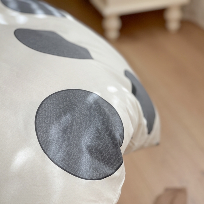 91家纺网 家纺一手货源 找家纺 时年家纺2022全棉小可爱系列8.0（会员优惠5元）黑眼豆豆