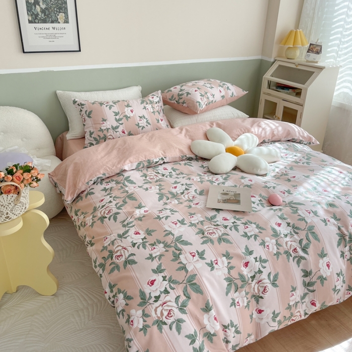 91家纺网 家纺一手货源 找家纺 时年家 2022全棉小可爱系列8.0（会员优惠5元）玫瑰恋人