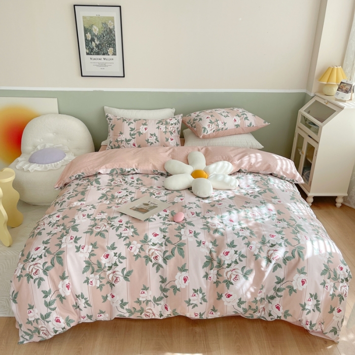 91家纺网 家纺一手货源 找家纺 时年家 2022全棉小可爱系列8.0（会员优惠5元）玫瑰恋人