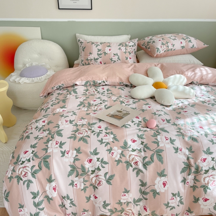 91家纺网 家纺一手货源 找家纺 时年家 2022全棉小可爱系列8.0（会员优惠5元）玫瑰恋人