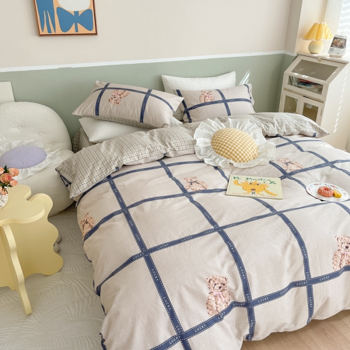 91家纺网 家纺一手货源 找家纺 时年家纺2022全棉小可爱系列8.0（会员优惠5元） 幸运熊