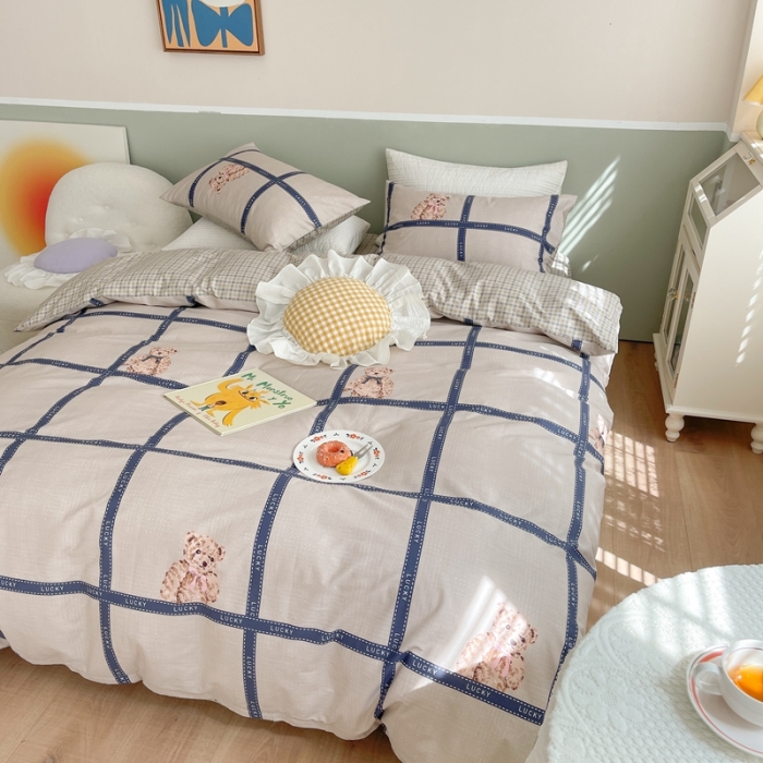 91家纺网 家纺一手货源 找家纺 时年家纺2022全棉小可爱系列8.0（会员优惠5元） 幸运熊