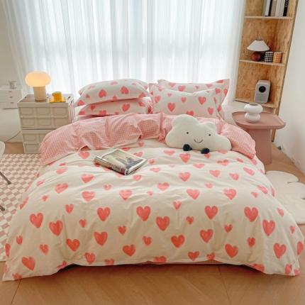 91家纺网 家纺一手货源 找家纺 （总）盛馨家纺 2023年网红直播爆款全棉小清新四件套