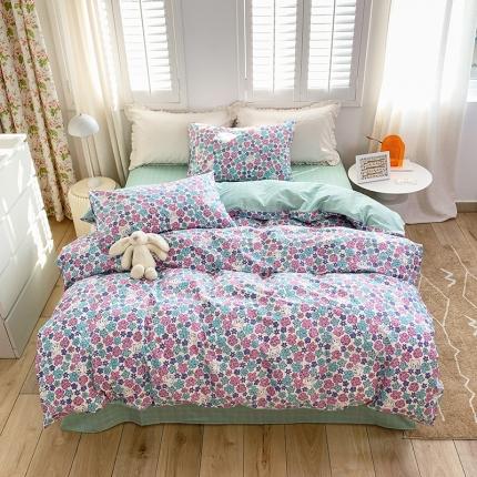 91家纺网 家纺一手货源 找家纺 （总）怡家居 2022新款全棉田园四件套