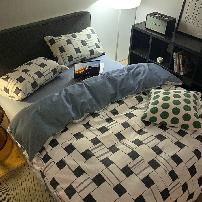 91家纺网 家纺一手货源 找家纺 （总）怡家居 2022新款全棉田园四件套