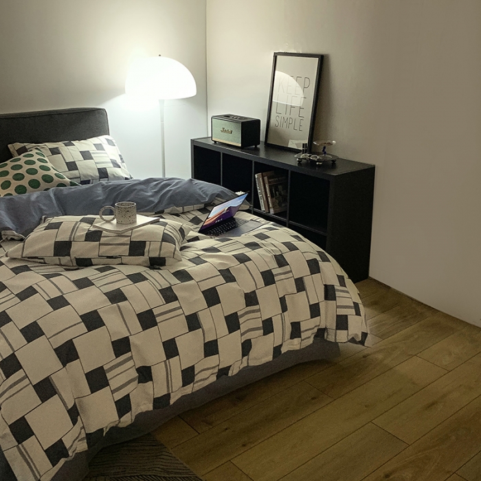 91家纺网 家纺一手货源 找家纺 （总）怡家居 2022新款全棉田园四件套