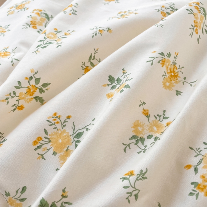 91家纺网 家纺一手货源 找家纺 怡家居 2022新款全棉田园四件套 可人