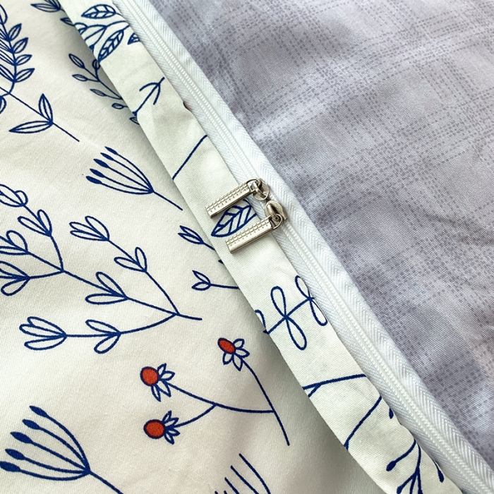 91家纺网 家纺一手货源 找家纺 怡家居 2022新款全棉田园四件套 沐白