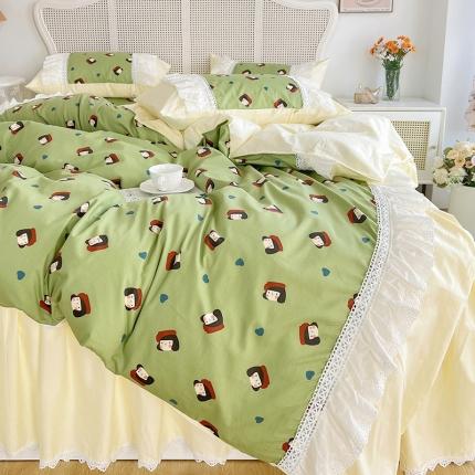 91家纺网 家纺一手货源 找家纺 （总）菊上家纺 2022春款新款韩国小碎花四件套