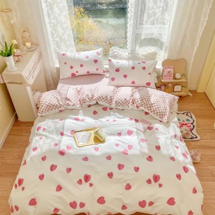 91家纺网 家纺一手货源 找家纺 （总）卡巴伦家纺 2023新款春夏全棉花漾年华四件套2