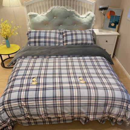 91家纺网 家纺一手货源 找家纺 （总）棉生活家纺 2021新款冰岛臻棉绒印花四件套