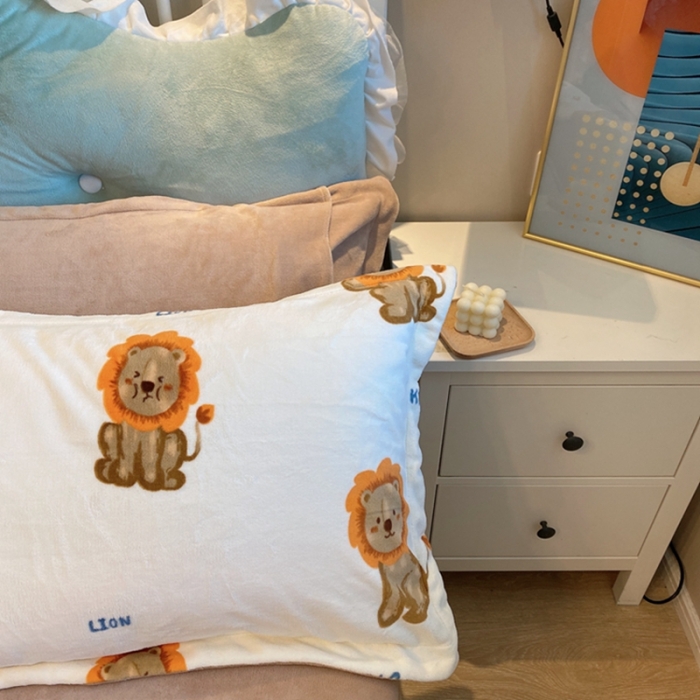 91家纺网 家纺一手货源 找家纺 棉生活家纺 2021新款冰岛臻棉绒印花四件套 卡恩