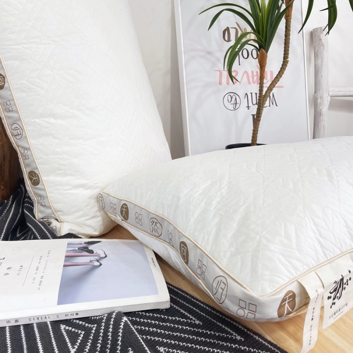 91家纺网 家纺一手货源 找家纺 （总）伟邦 2021新款质朴植物大豆羽丝枕