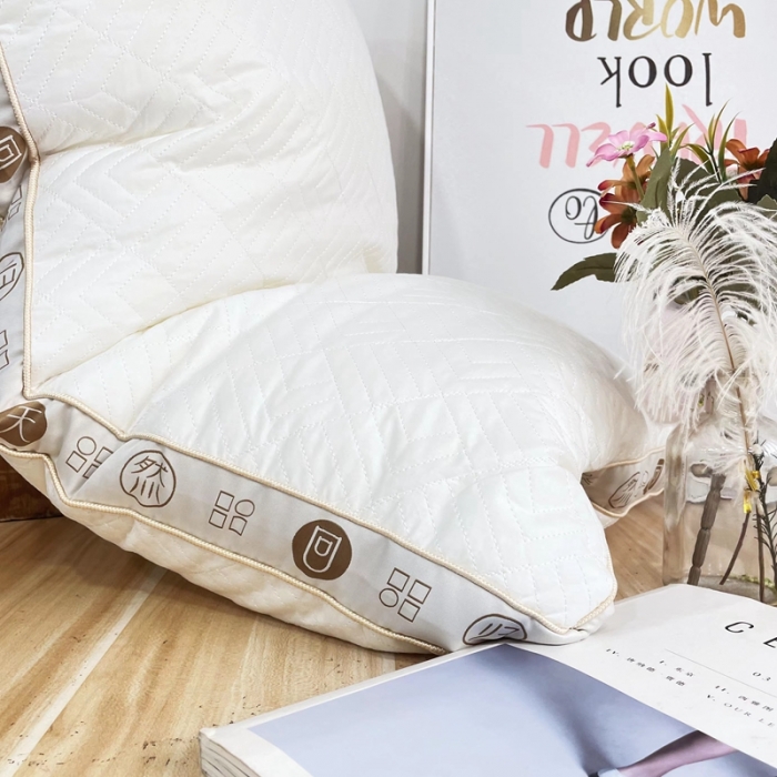 91家纺网 家纺一手货源 找家纺 （总）伟邦 2021新款质朴植物大豆羽丝枕