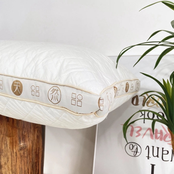 91家纺网 家纺一手货源 找家纺 （总）伟邦 2021新款质朴植物大豆羽丝枕