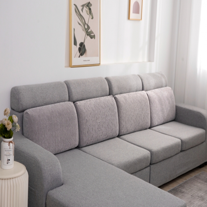 91家纺网 家纺一手货源 找家纺 （总）2022新款提花-小树叶款沙发坐垫套系列