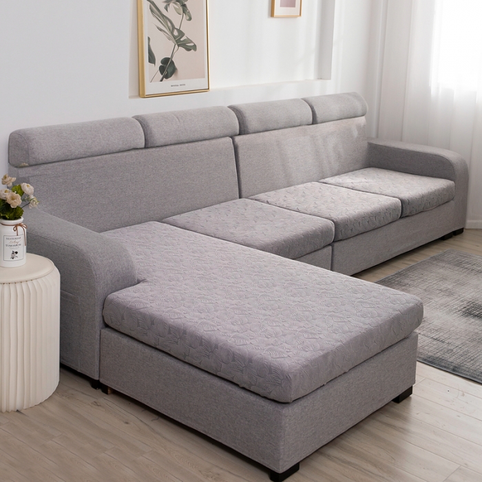 91家纺网 家纺一手货源 找家纺 （总）2022新款提花-小树叶款沙发坐垫套系列