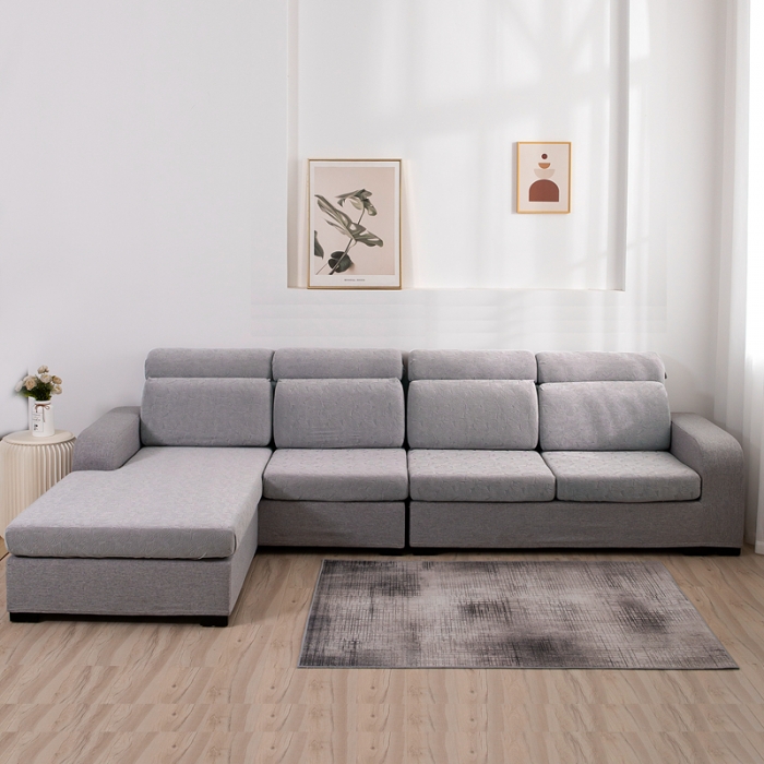 91家纺网 家纺一手货源 找家纺 （总）2022新款提花-小树叶款沙发坐垫套系列