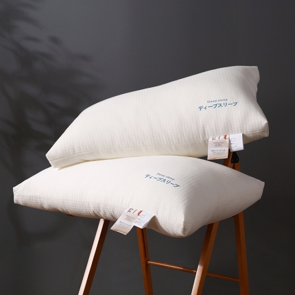 91家纺网 家纺一手货源 找家纺 高端轻奢 全棉提花原棉酒店羽丝绒枕头仪征棉简约日式单人枕芯