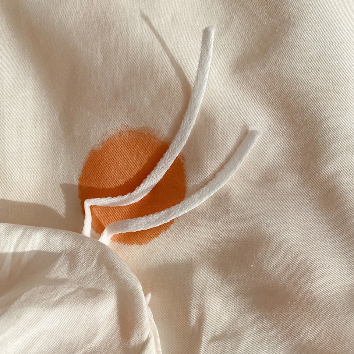 91家纺网 家纺一手货源 找家纺 简宜家居 2022新款全棉卡通印花小清新四件套-卡通系列 橘子兔