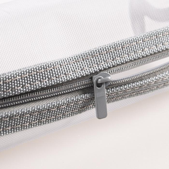 91家纺网 家纺一手货源 找家纺 【圆柱形笔袋】日式无印笔袋良品网袋简约文件纯色尼龙笔袋