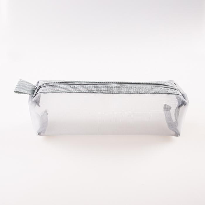 91家纺网 家纺一手货源 找家纺 【圆柱形笔袋】日式无印笔袋良品网袋简约文件纯色尼龙笔袋