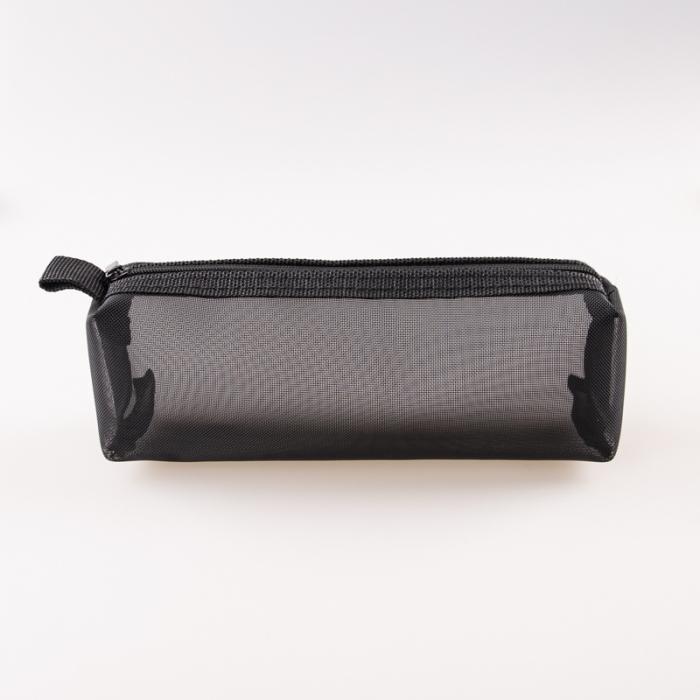 91家纺网 家纺一手货源 找家纺 【圆柱形笔袋】日式无印笔袋良品网袋简约文件纯色尼龙笔袋