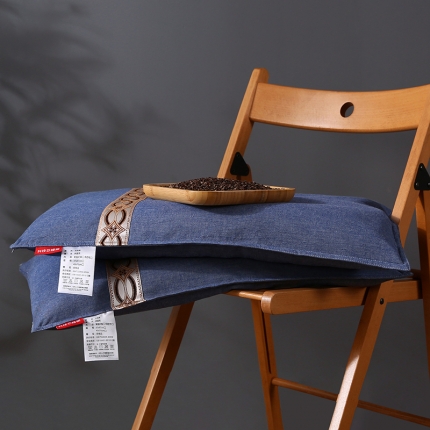 91家纺网 家纺一手货源 找家纺 全棉水洗棉全荞麦壳枕芯花草护颈枕民族风枕头单人儿童定型枕