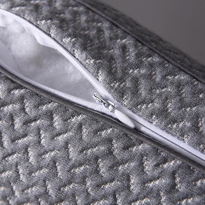 91家纺网 家纺一手货源 找家纺 加厚针织轻柔养颜羽丝绒枕芯护颈枕头单人分区定型成人安睡枕