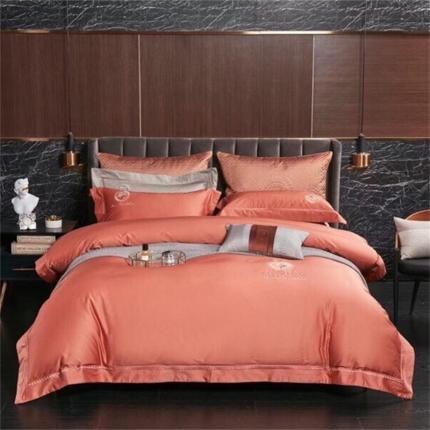 91家纺网 家纺一手货源 找家纺 (总)玖玖爱家纺 2022新款120支长绒棉全棉贡缎绣花四件套