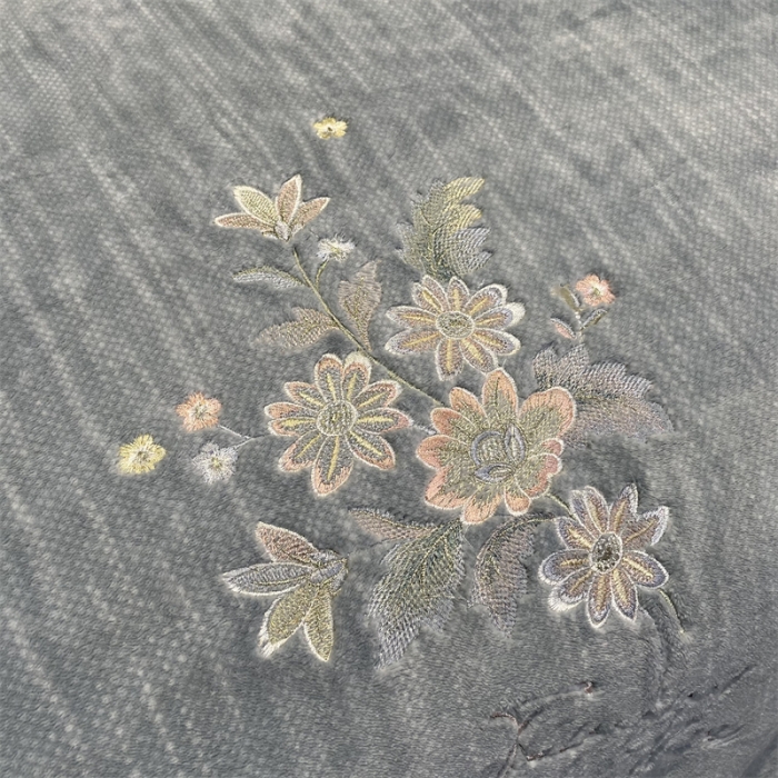 91家纺网 家纺一手货源 找家纺 玖玖爱家纺 2022新款德芙绒绣花四件套 紫灰