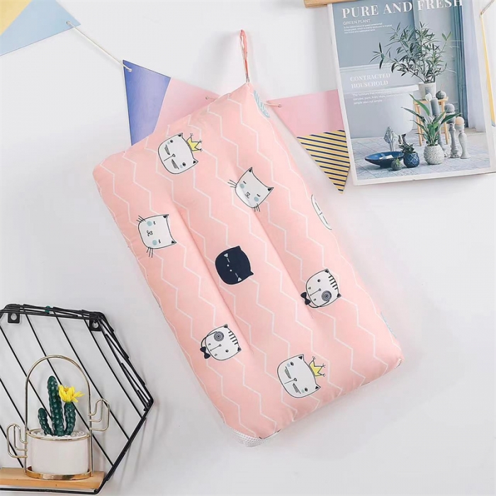 91家纺网 家纺一手货源 找家纺 天意美 2019新款全棉卡通枕30x50一只 小绵羊-蓝