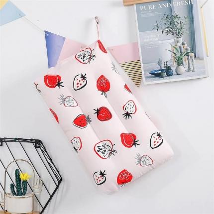 91家纺网 家纺一手货源 找家纺 天意美 2019新款全棉卡通枕30x50一只 红草莓