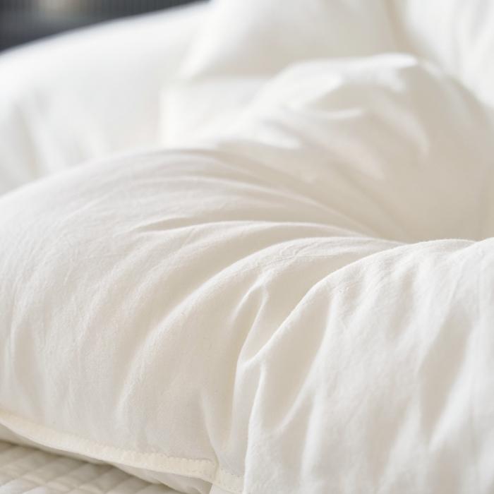 91家纺网 家纺一手货源 找家纺 【A类蚕丝蛋白被】日式无印全棉A类不染蚕丝蛋白被无荧光被芯