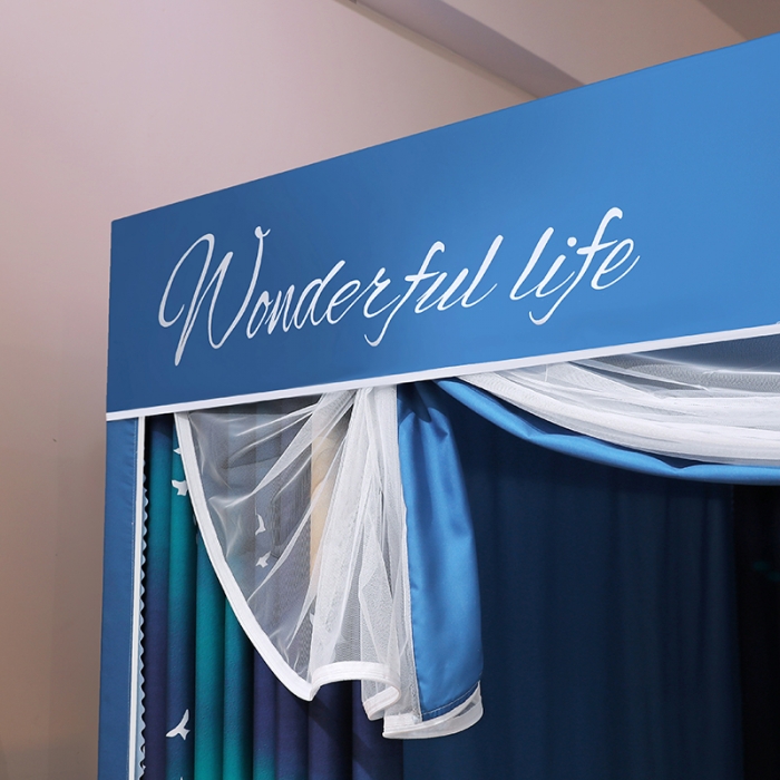 91家纺网 家纺一手货源 找家纺 迪凡保罗2022新款5845大版数码印花遮光帘蚊帐 求爱