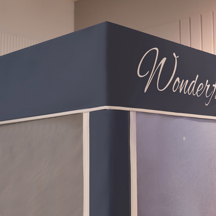 91家纺网 家纺一手货源 找家纺 迪凡保罗2022新款5845大版数码印花遮光帘蚊帐 太空之旅