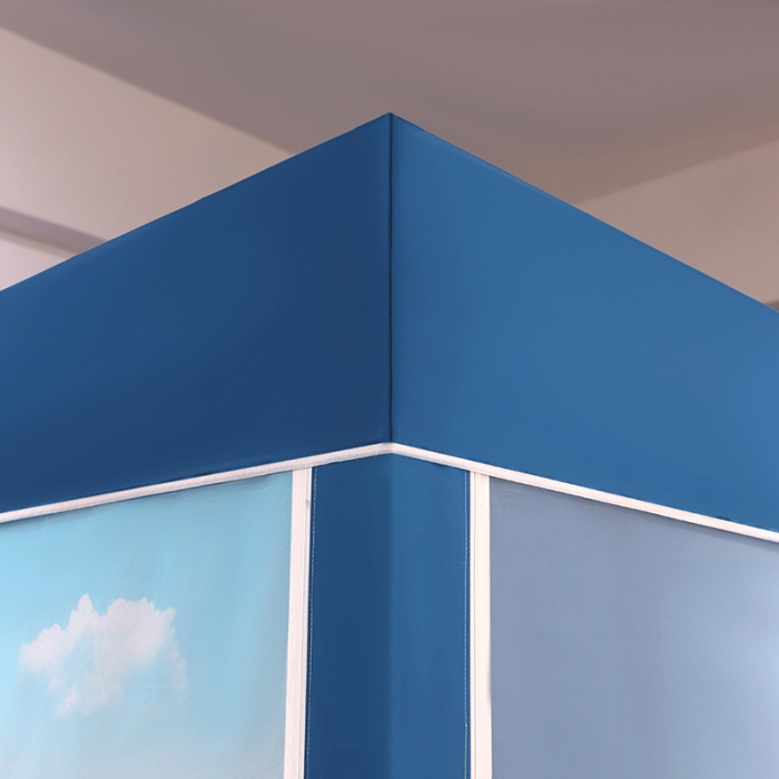 91家纺网 家纺一手货源 找家纺 迪凡保罗2022新款5845大版数码印花遮光帘蚊帐 忆江南