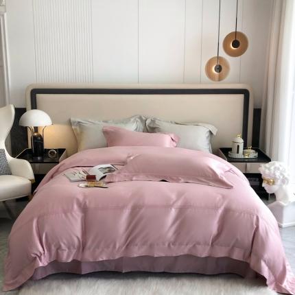 91家纺网 家纺一手货源 找家纺 （总）馨蕊 2022新款100支长绒棉四件套-简系列