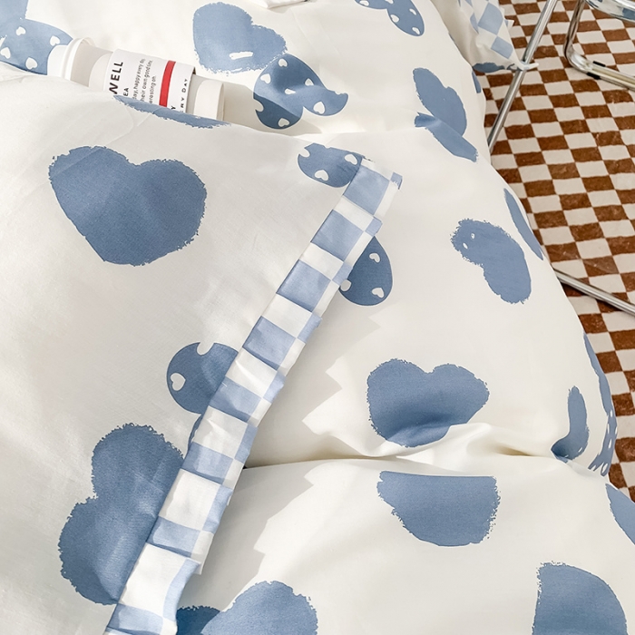 91家纺网 家纺一手货源 找家纺 （总）澳萝拉 2022新款全棉印花花边四件套