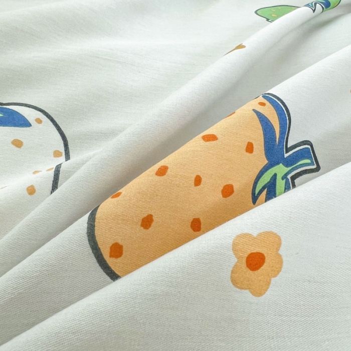 91家纺网 家纺一手货源 找家纺 感遇家纺 2022新款全棉印花四件套 格子草莓