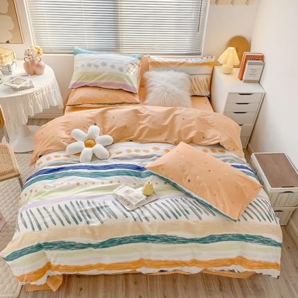 澳萝拉 2023新款全棉印花四件套会员减5元 安绘里